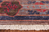William Morris Handmade Wool Area Rug - 5' 9" X 8' 9" - Golden Nile