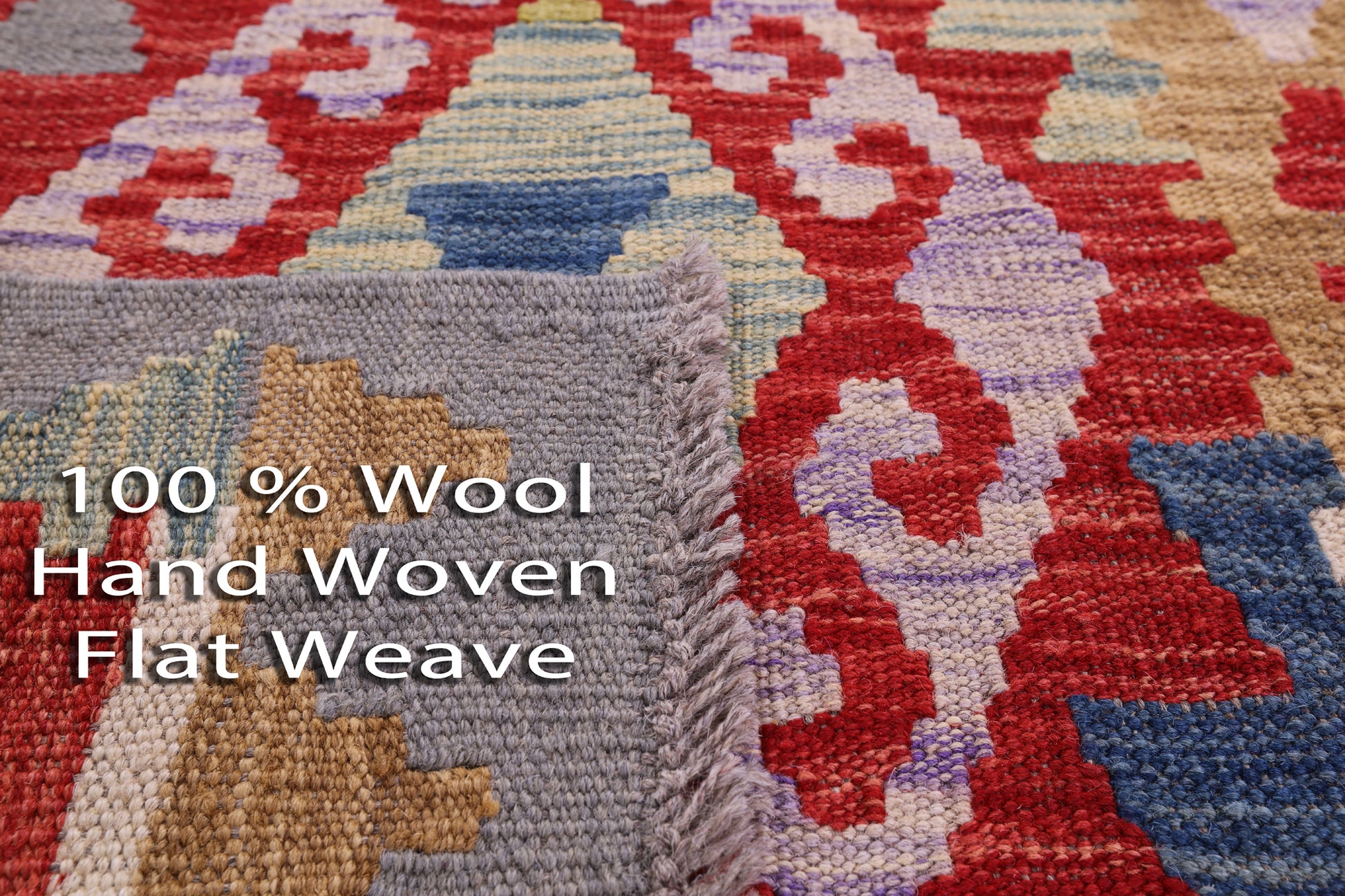 Reversible Kilim Flat Weave Wool On Wool Runner Rug - 2' 9" X 9' 8" - Golden Nile