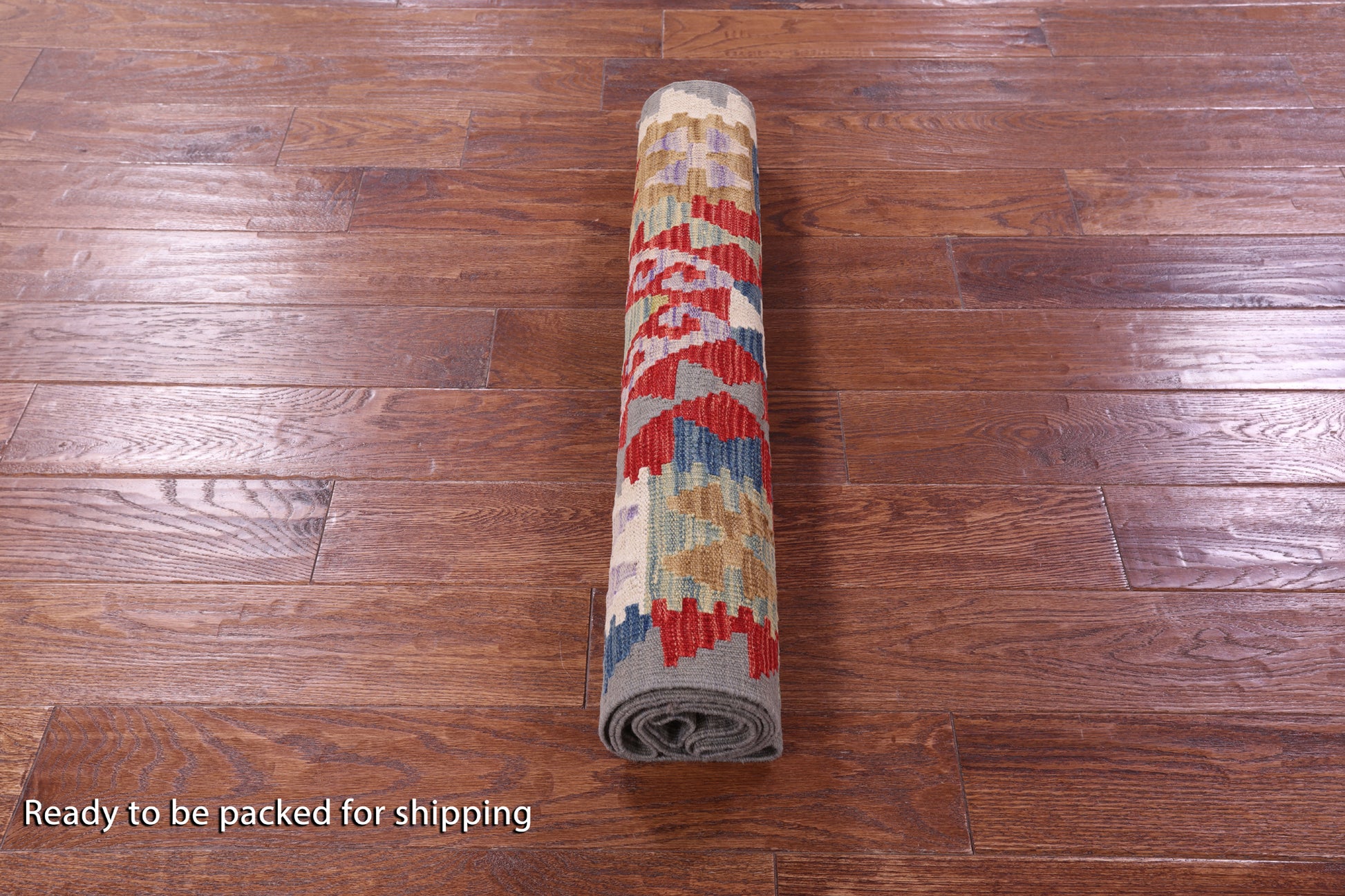 Reversible Kilim Flat Weave Wool On Wool Runner Rug - 2' 9" X 9' 8" - Golden Nile