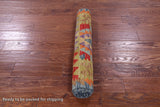 Reversible Kilim Flat Weave Wool On Wool Runner Rug - 2' 9" X 9' 7" - Golden Nile