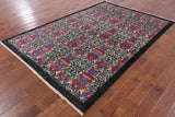 William Morris Hand Knotted Wool Area Rug - 6' 0" X 8' 10" - Golden Nile