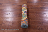 Reversible Kilim Flat Weave Wool On Wool Runner Rug - 2' 9" X 13' 0" - Golden Nile