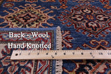 Blue Super Kazak Hand Knotted Wool Rug - 4' 2" X 6' 2" - Golden Nile