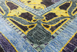 William Morris Handmade Wool Area Rug - 6' 2" X 8' 10" - Golden Nile
