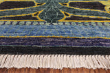 William Morris Handmade Wool Area Rug - 6' 2" X 8' 10" - Golden Nile
