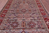 Super Kazak Hand Knotted Wool Rug - 5' 6" X 8' 3" - Golden Nile