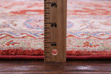 Red Super Kazak Hand Knotted Wool Rug - 8' 4" X 10' 0" - Golden Nile