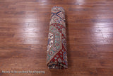 Red Super Kazak Handmade Wool Rug - 8' 0" X 10' 8" - Golden Nile
