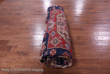 Blue Super Kazak Hand Knotted Wool Rug - 12' 2" X 15' 10" - Golden Nile