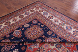 Blue Super Kazak Hand Knotted Wool Rug - 12' 2" X 15' 10" - Golden Nile