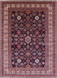 Blue Super Kazak Hand Knotted Wool Rug - 10' 0" X 13' 10" - Golden Nile