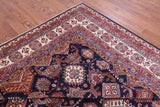 Blue Super Kazak Hand Knotted Wool Rug - 10' 0" X 13' 10" - Golden Nile