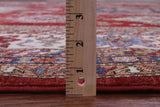 Red Super Kazak Hand Knotted Wool Rug - 9' 9" X 13' 2" - Golden Nile