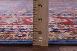 Blue Super Kazak Hand Knotted Wool Rug - 8' 11" X 11' 8" - Golden Nile