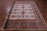 Ivory Super Kazak Hand Knotted Wool Rug - 8' 11" X 11' 4" - Golden Nile