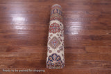 Ivory Super Kazak Hand Knotted Wool Rug - 8' 11" X 11' 4" - Golden Nile