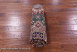 Green Super Kazak Hand Knotted Wool Rug - 5' 7" X 7' 10" - Golden Nile