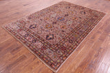 Super Kazak Handmade Wool Rug - 6' 2" X 8' 9" - Golden Nile