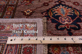 Super Kazak Handmade Wool Rug - 6' 2" X 8' 9" - Golden Nile