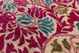 Ivory William Morris Hand Knotted Wool Area Rug - 5' 2" X 7' 8" - Golden Nile