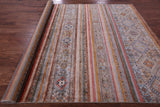 Khorjin Persian Gabbeh Hand Knotted Wool Rug - 8' 1" X 10' 4" - Golden Nile