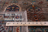 Turkmen Ersari Hand Knotted Wool Rug - 8' 0" X 10' 0" - Golden Nile