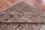 Turkmen Ersari Hand Knotted Wool Rug - 8' 0" X 10' 0" - Golden Nile