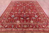 Peshawar Hand Knotted Wool Rug - 8' 4" X 10' 0" - Golden Nile