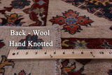 Ivory Super Kazak Hand Knotted Wool Rug - 7' 11" X 10' 4" - Golden Nile