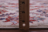 Ivory Super Kazak Hand Knotted Wool Rug - 7' 11" X 10' 4" - Golden Nile