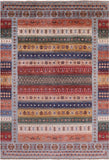 Tribal Persian Gabbeh Hand Knotted Wool Rug - 6' 10" X 10' 0" - Golden Nile
