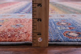 Tribal Persian Gabbeh Hand Knotted Wool Rug - 6' 10" X 10' 0" - Golden Nile