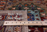 Turkmen Ersari Handmade Wool Rug - 7' 3" X 9' 8" - Golden Nile