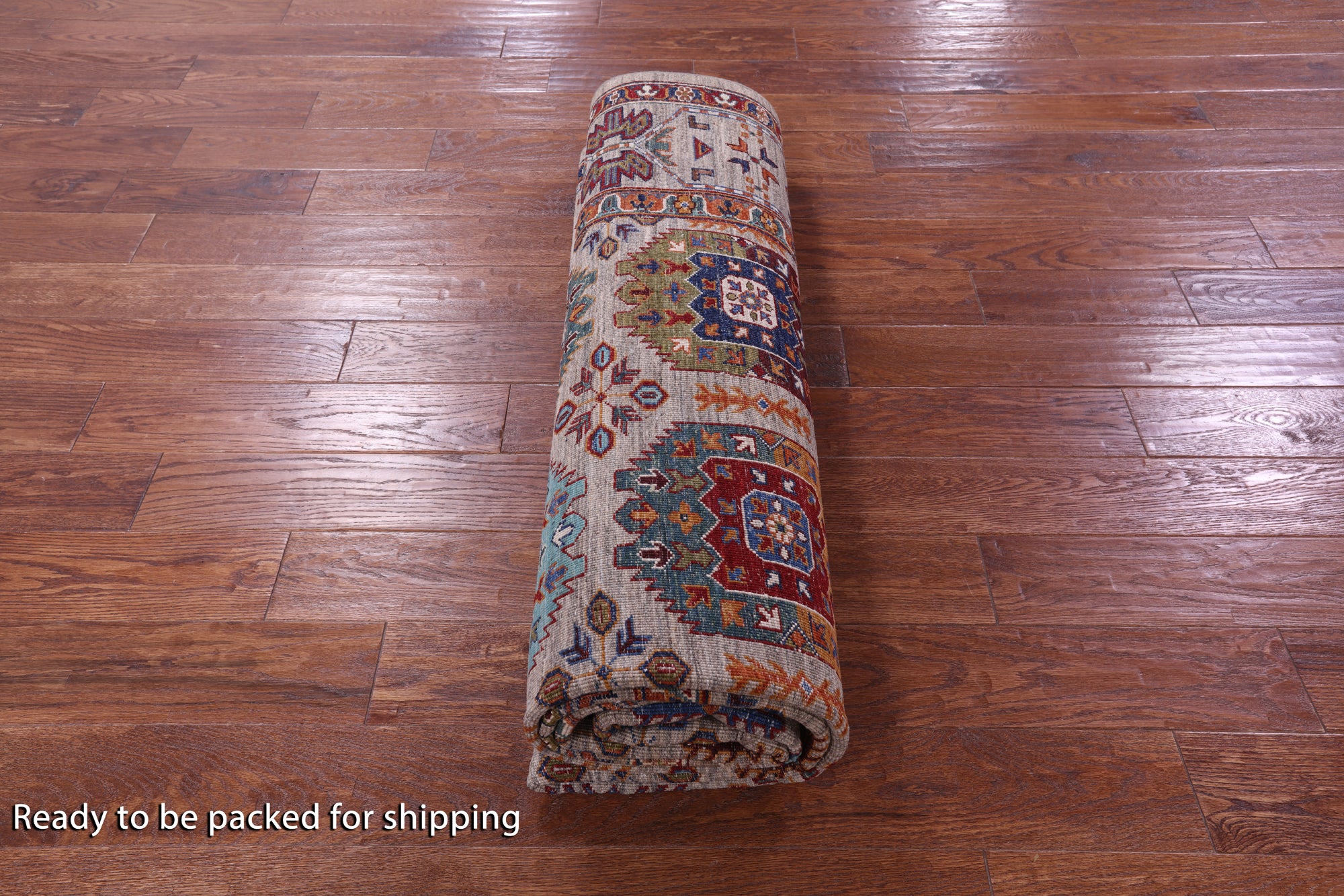 Turkmen Ersari Handmade Wool Rug - 7' 3" X 9' 8" - Golden Nile