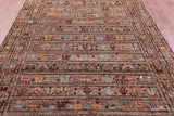 Persian Gabbeh Tribal Hand Knotted Wool Rug - 6' 10" X 9' 9" - Golden Nile