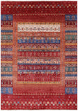 Persian Gabbeh Tribal Hand Knotted Wool Rug - 7' 0" X 10' 0" - Golden Nile
