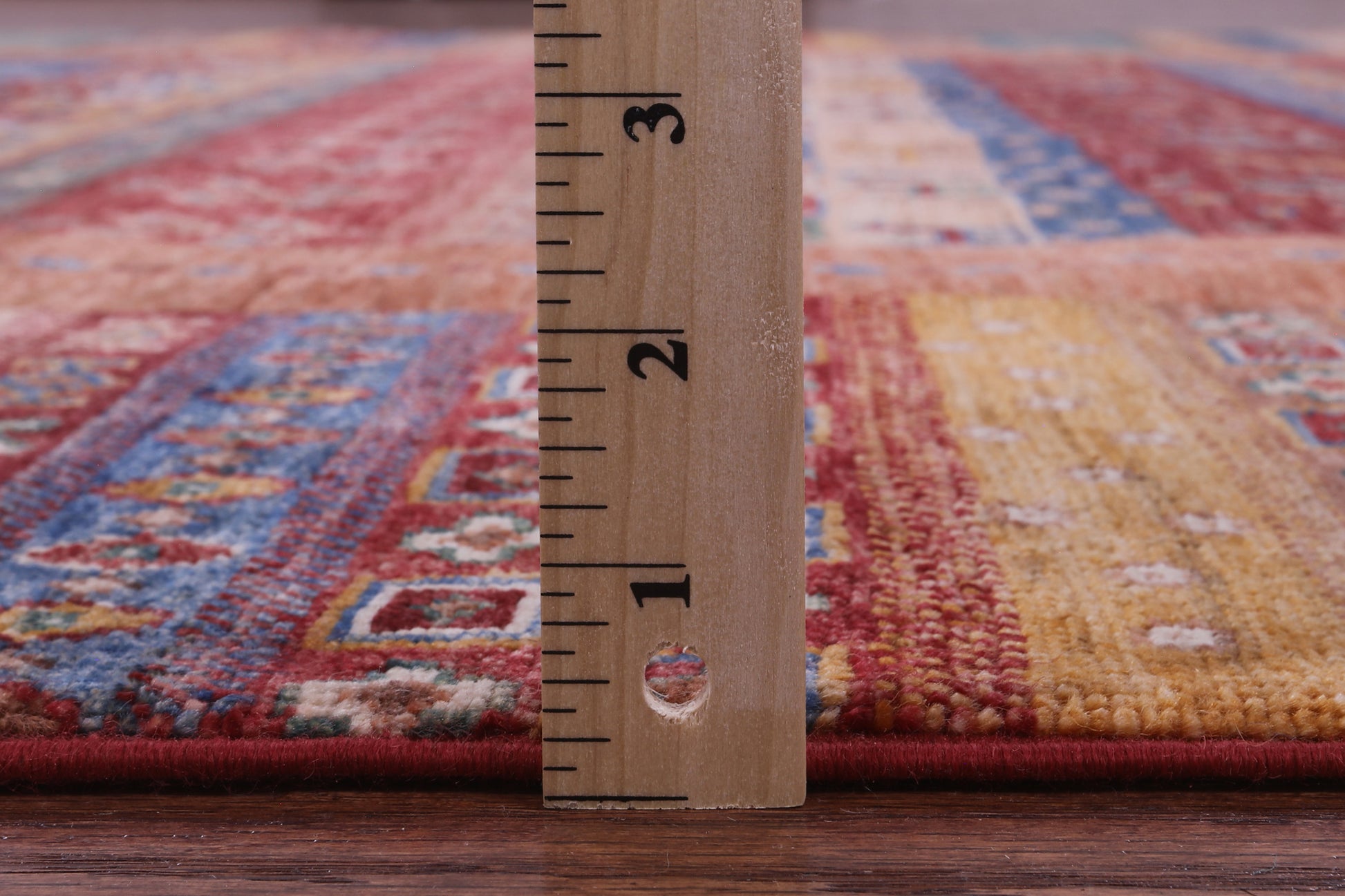 Persian Gabbeh Tribal Hand Knotted Wool Rug - 7' 0" X 10' 0" - Golden Nile