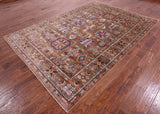 Peshawar Hand Knotted Wool Rug - 6' 10" X 9' 9" - Golden Nile