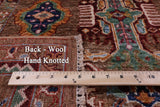 Peshawar Hand Knotted Wool Rug - 6' 10" X 9' 9" - Golden Nile