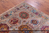 Turkmen Ersari Handmade Wool Rug - 6' 9" X 9' 10" - Golden Nile