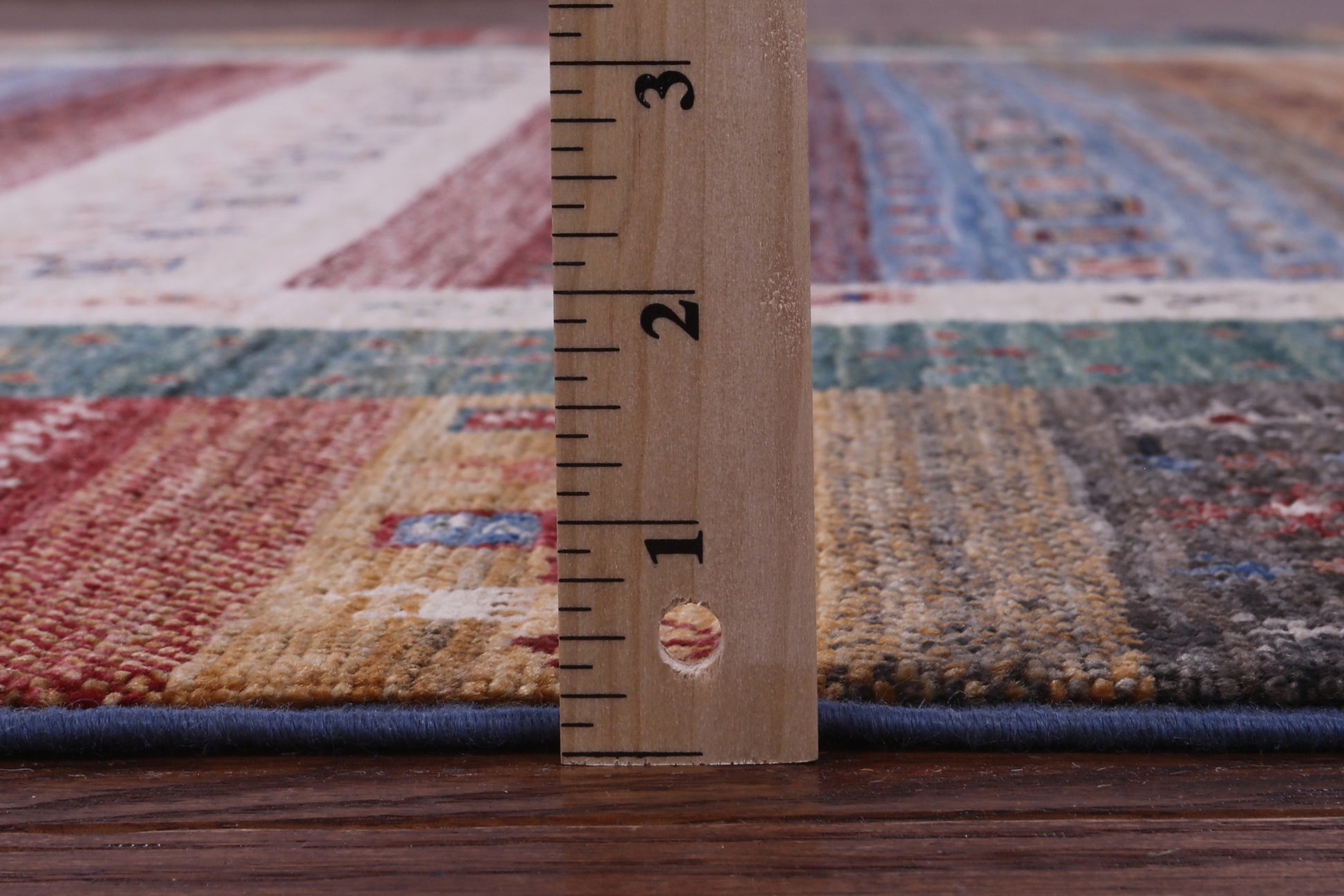 Tribal Persian Gabbeh Hand Knotted Wool Rug - 6' 11" X 9' 9" - Golden Nile