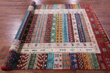 Tribal Persian Gabbeh Hand Knotted Wool Rug - 5' 10" X 8' 0" - Golden Nile