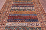 Tribal Persian Gabbeh Hand Knotted Wool Rug - 5' 10" X 7' 11" - Golden Nile