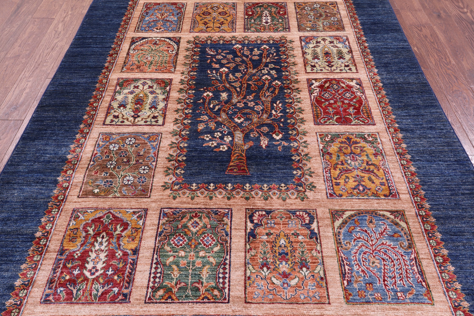 Tree Of Life Persian Handmade Wool Rug – Golden Nile