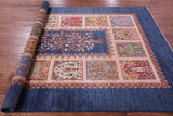 Blue Tree Of Life Persian Handmade Wool Rug - 5' 8" X 8' 0" - Golden Nile