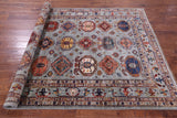 Turkmen Ersari Handmade Wool Rug - 6' 0" X 8' 6" - Golden Nile