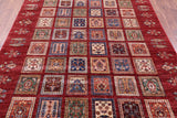 Red Garden Design Persian Hand Knotted Wool Rug - 6' 2" X 7' 10" - Golden Nile