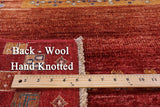Tribal Persian Gabbeh Hand Knotted Wool Rug - 5' 7" X 7' 10" - Golden Nile