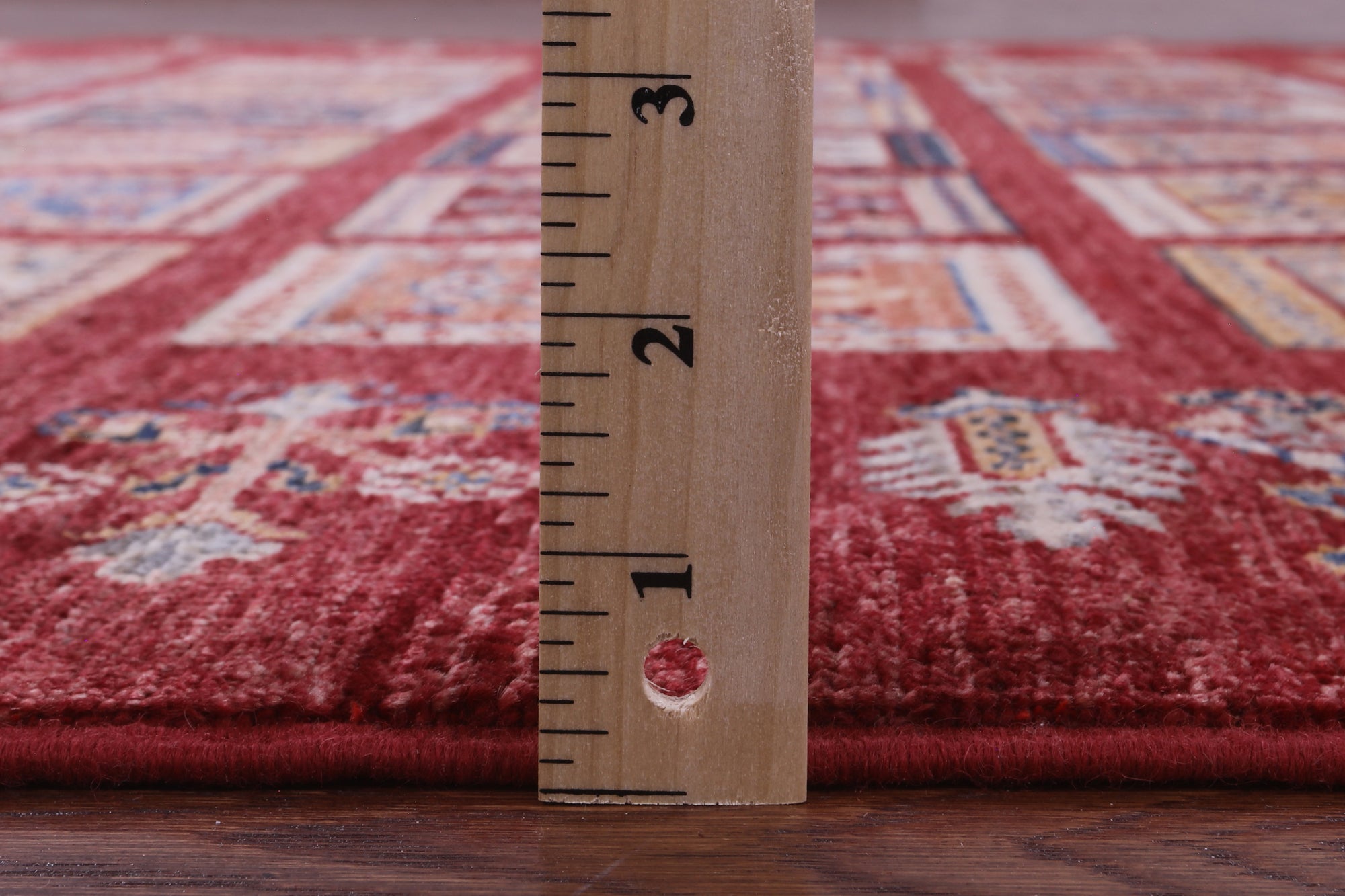 Red Garden Design Persian Hand Knotted Wool Rug - 5' 11" X 7' 9" - Golden Nile
