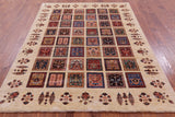 Ivory Garden Design Persian Hand Knotted Wool Rug - 5' 11" X 7' 6" - Golden Nile